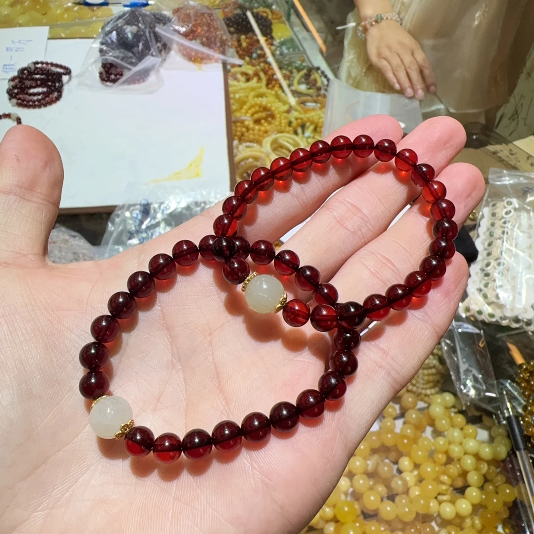 天然血珀手串约6-7mm左右03款多样性拍一发一xy
