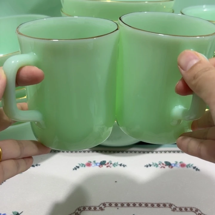 景德镇陶瓷景德镇陶瓷早餐杯2个