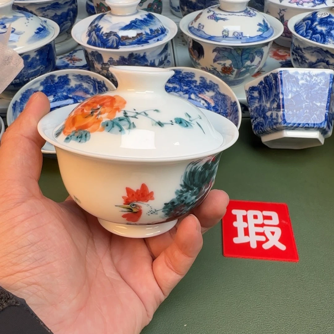 陶纯手工纯手绘茶具325