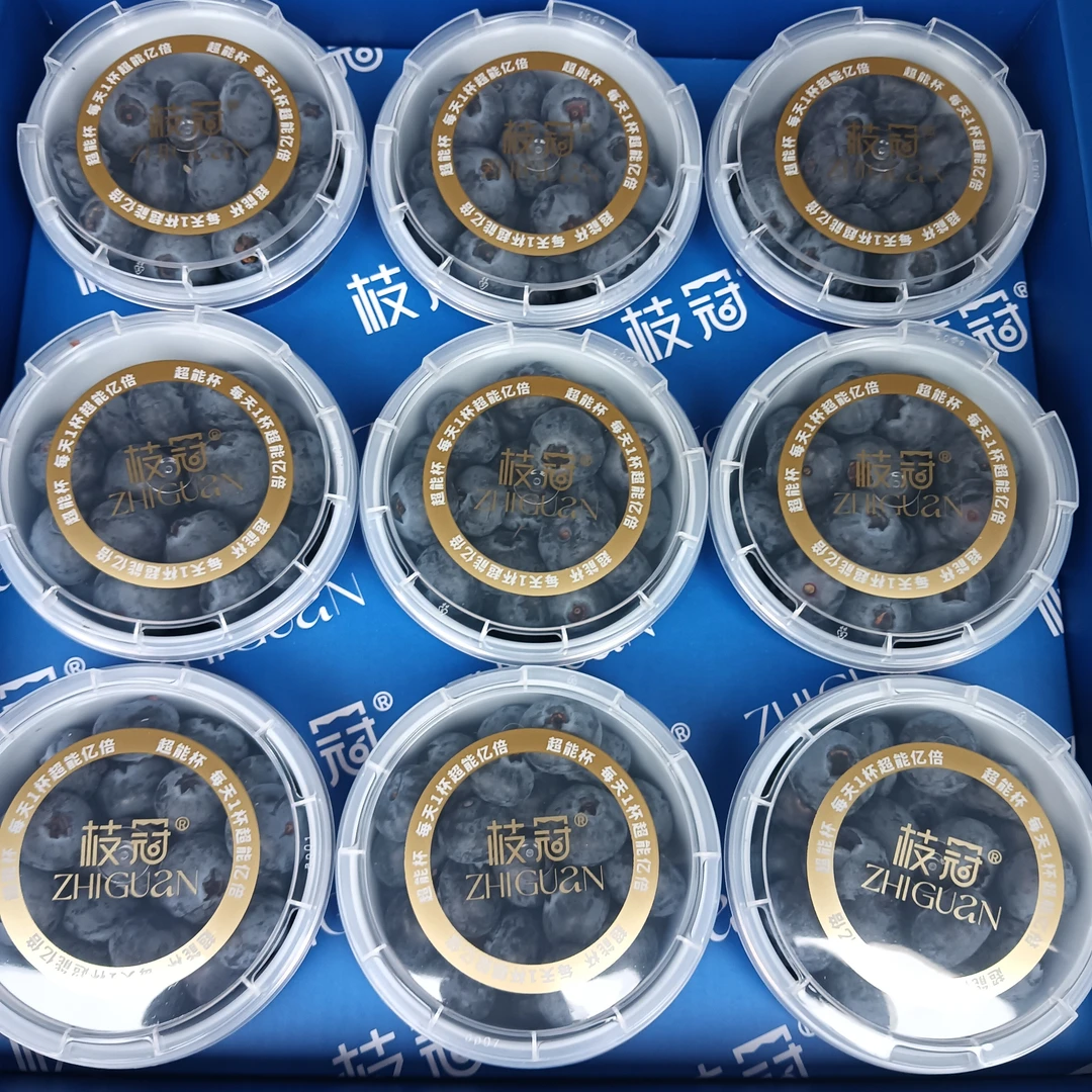 枝冠超能杯纯甜浓香蓝莓L25云南蓝莓枝冠蓝莓18+/京东顺丰包邮