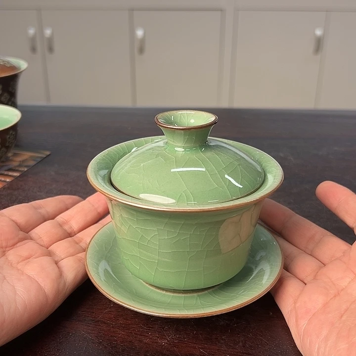 云间青瓷龙泉小米茶器