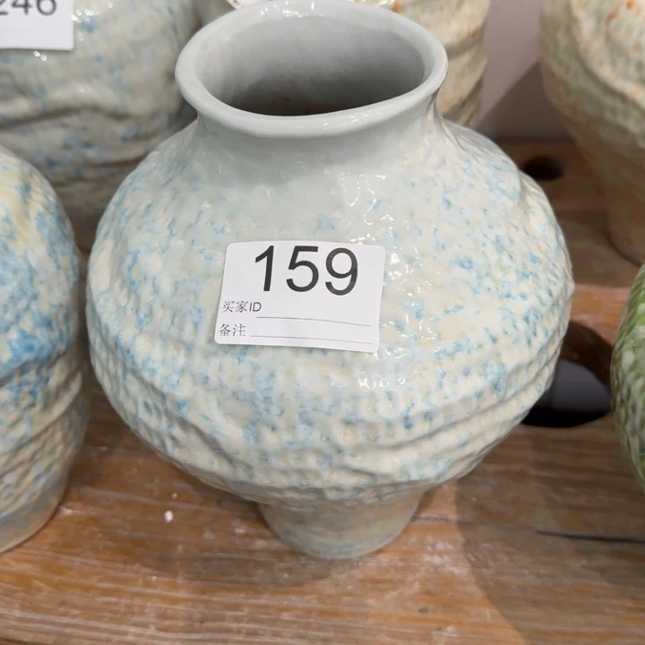 燕***瓷片景德镇高温花器编码159高28口8默认无孔