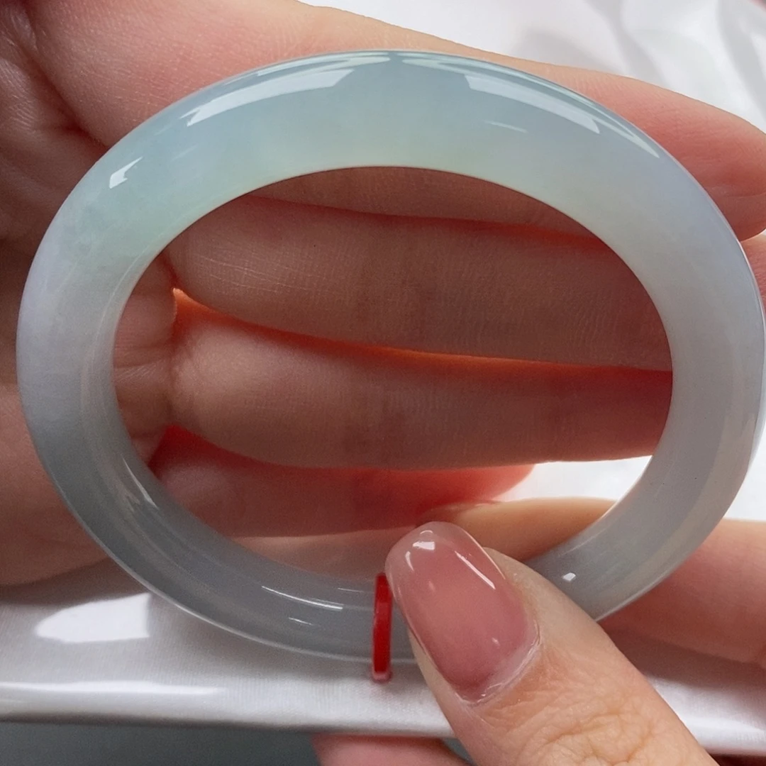 翡翠未镶嵌手镯缅甸天然A货翡翠 52