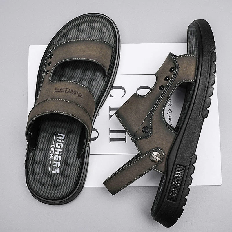潮款男士凉鞋外穿2025夏季鞋男款拖鞋透气休闲男鞋沙滩凉拖鞋子男