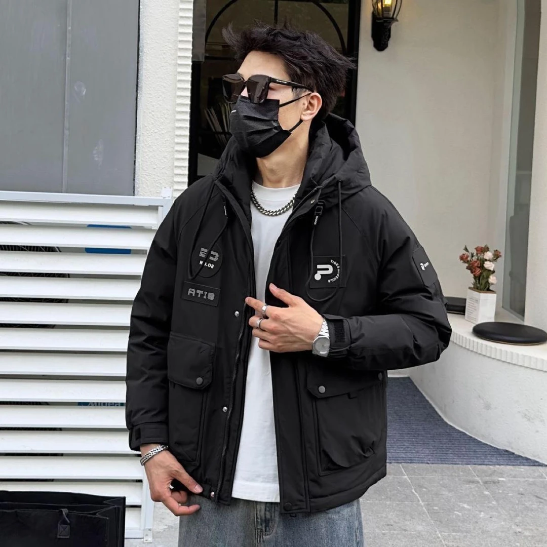 BM-10 冬季御寒保暖锁温防寒服男士百搭时尚休闲潮流断码外套