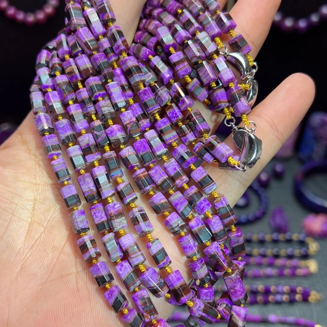 苏纪石（舒俱来）银S925镶嵌项链