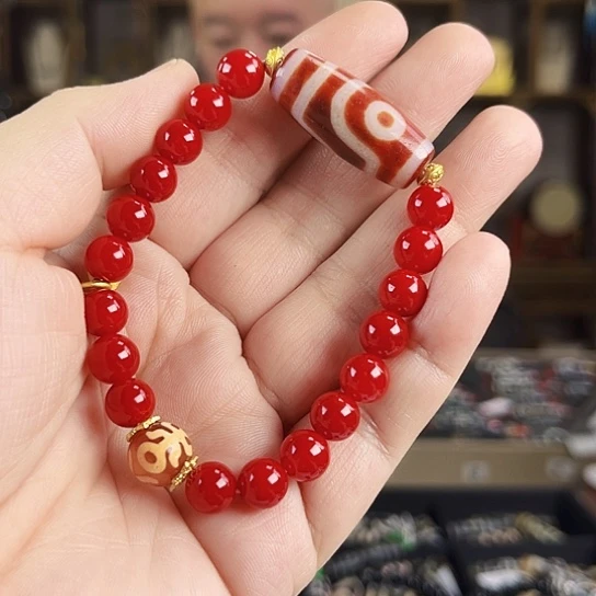 玛瑙/玉髓颈饰合金