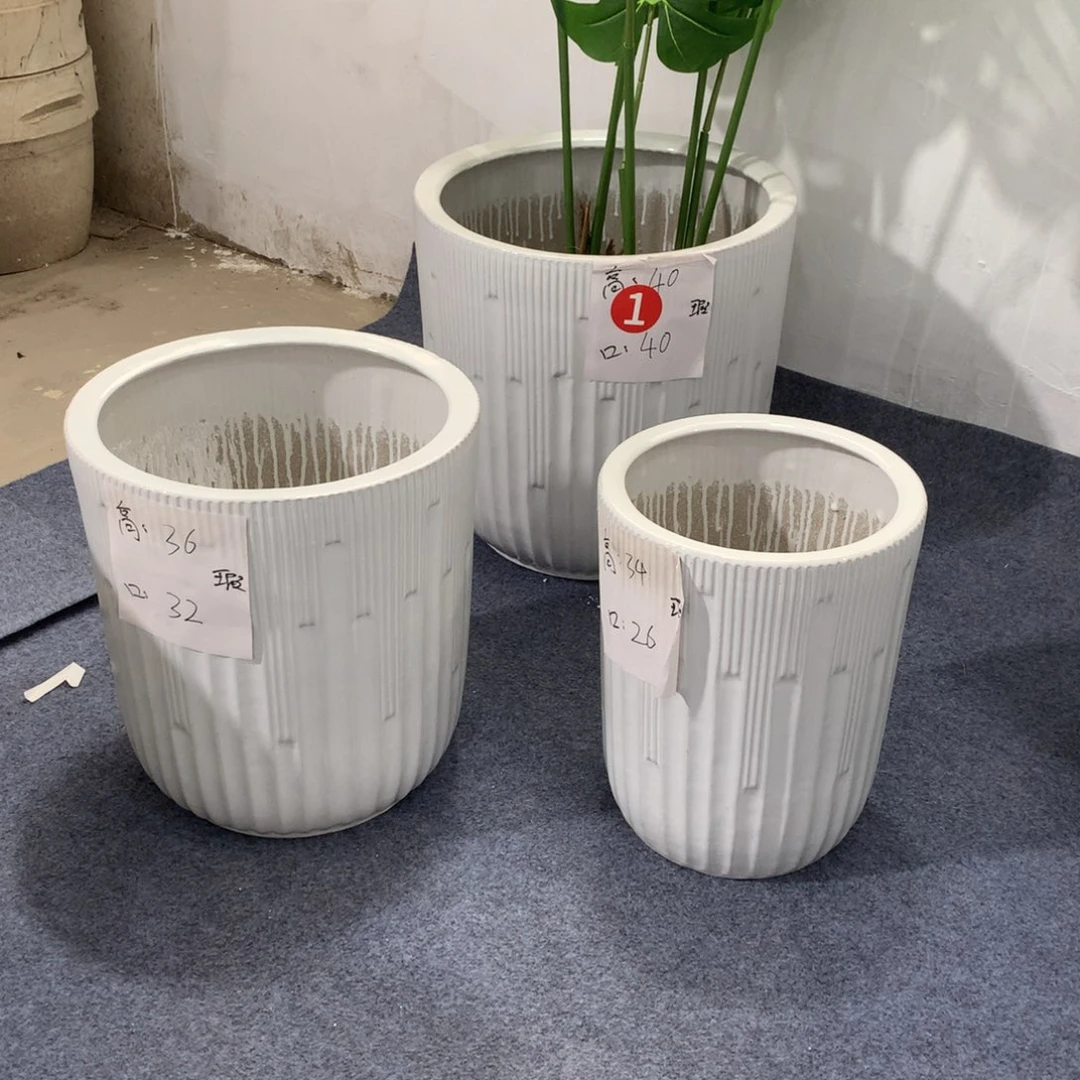 高温陶瓷花盆微瑕