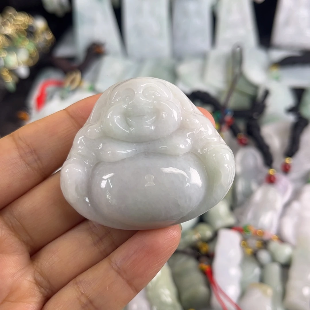 翡翠未镶嵌吊坠(不含链)瑕疵