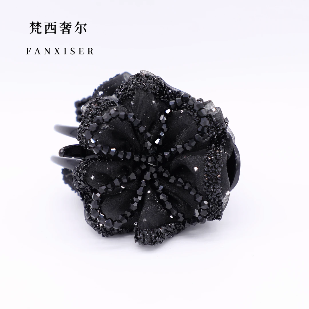【巴黎王妃静香】气质百搭时尚精致丸子夹YM5549