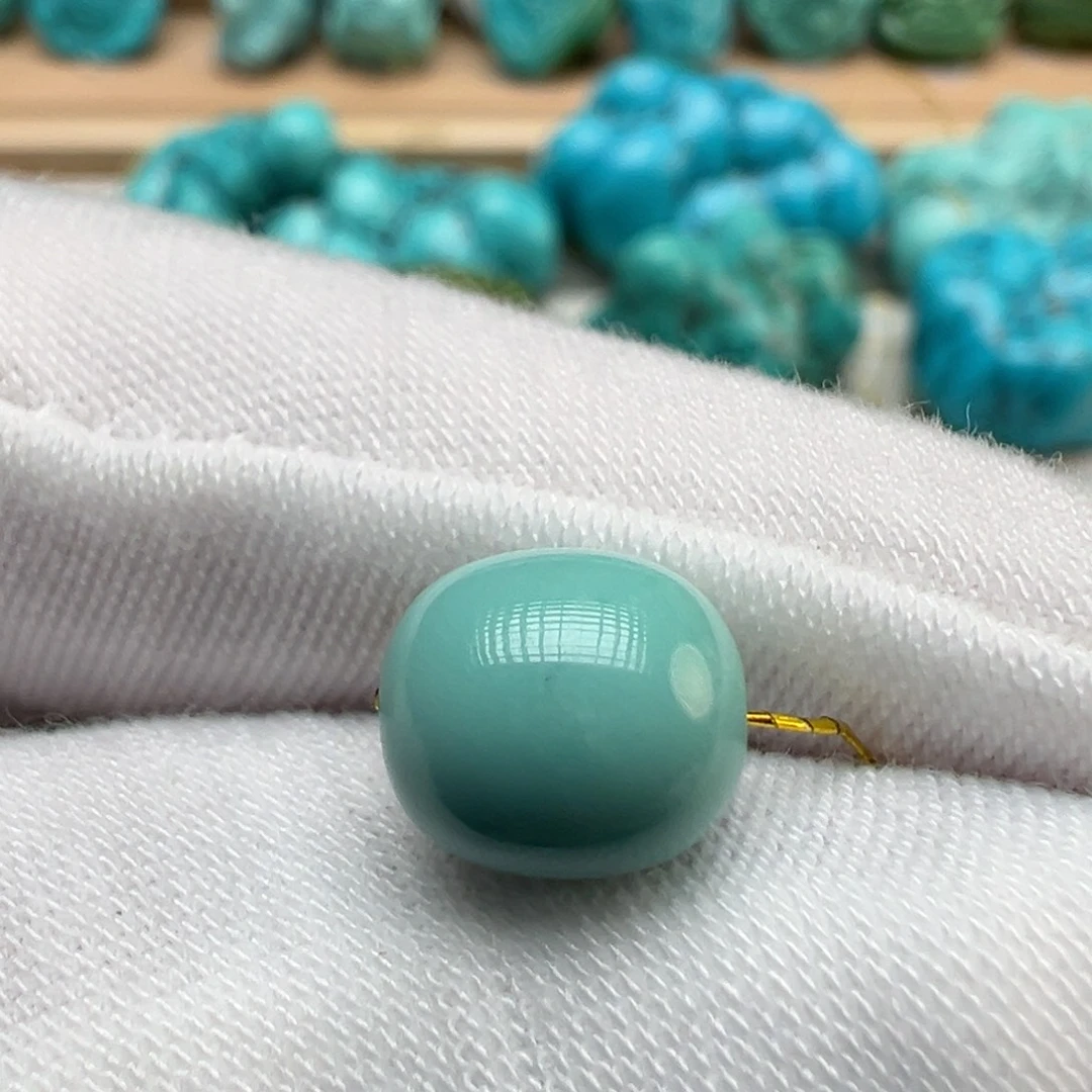 绿松石未镶嵌配饰8.2*9