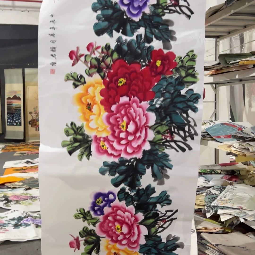 国画国画作品画心一张