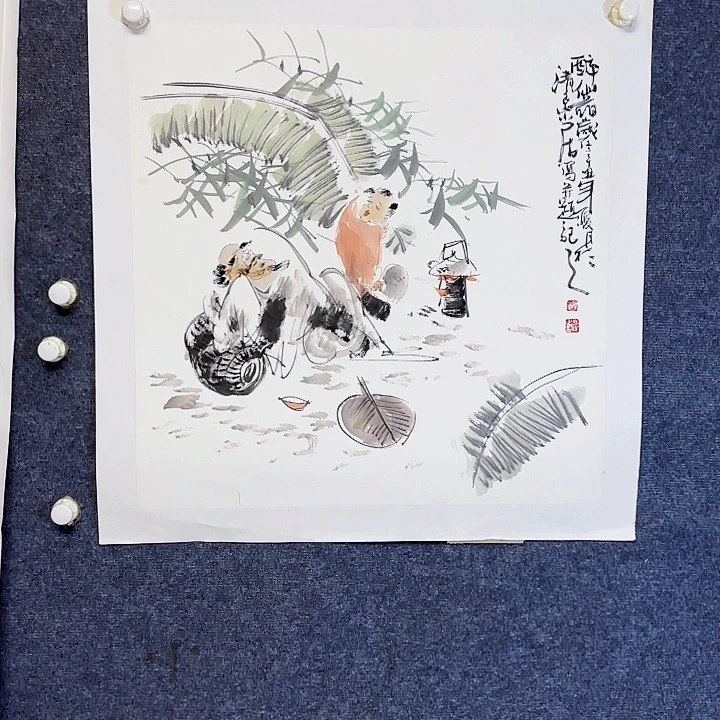国画国画花鸟画作品
