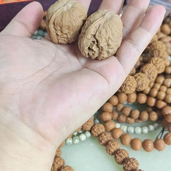 把件文玩核桃达摩异形～一帆风顺