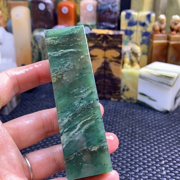 南美石顺**然青田石印章石