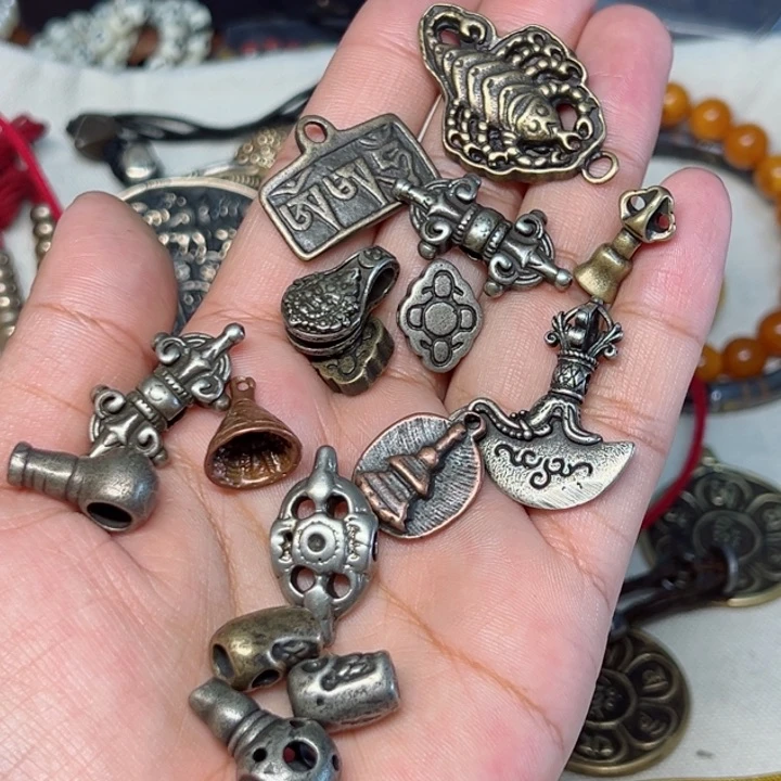 十字绣渺***拳时相自在喜铉挂件