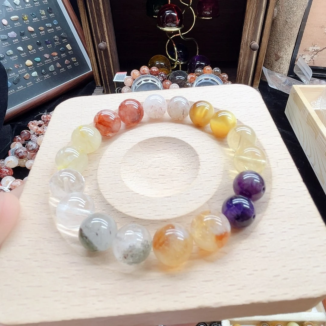 未镶嵌手链黄晶混搭