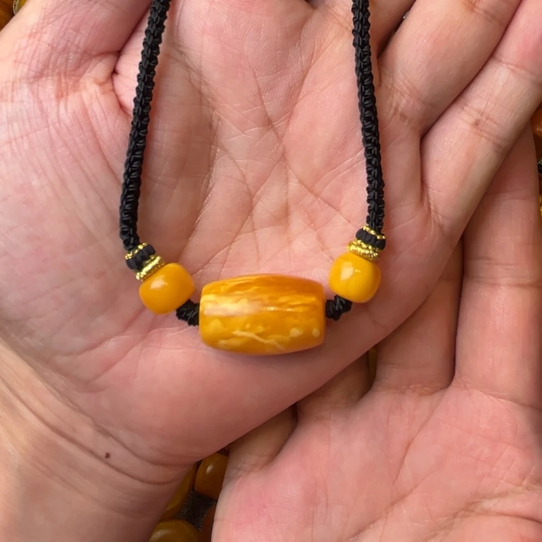 蜜蜡未镶嵌吊坠(不含链)