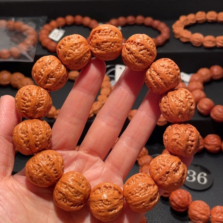 手串文玩核桃粗筋八棱2.2