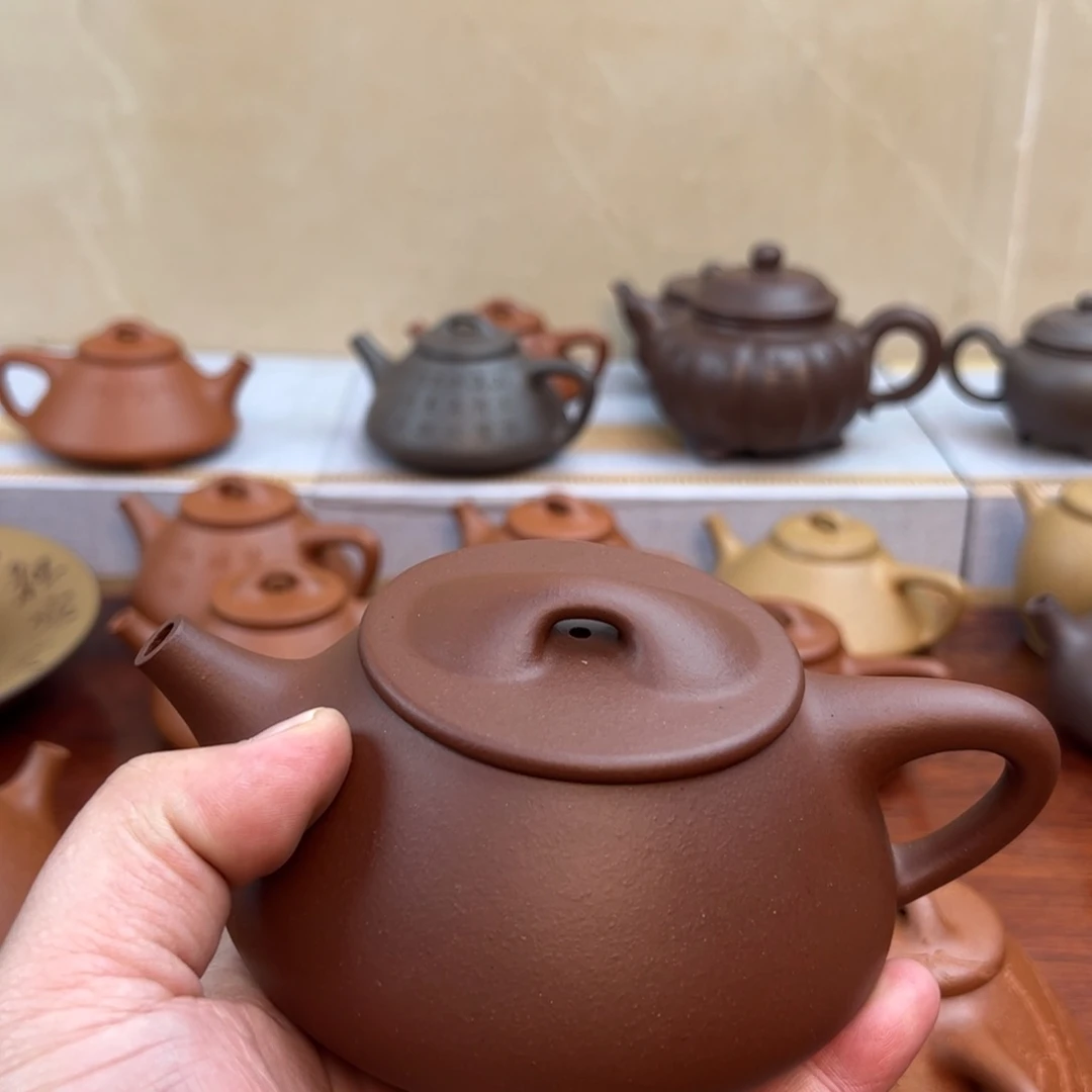 紫砂茶壶刘*微瑕：大满瓢330cc