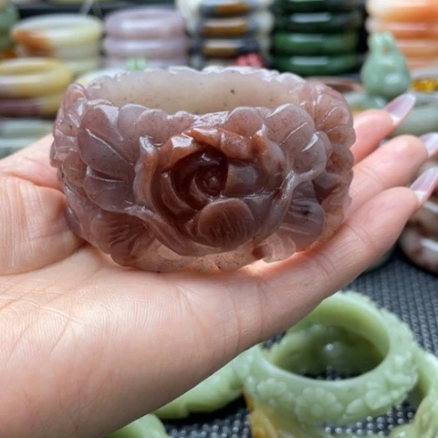 合金手镯石英岩玉