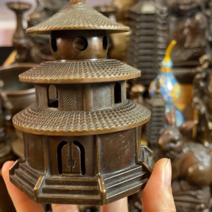 黄铜案台摆件物品摆件