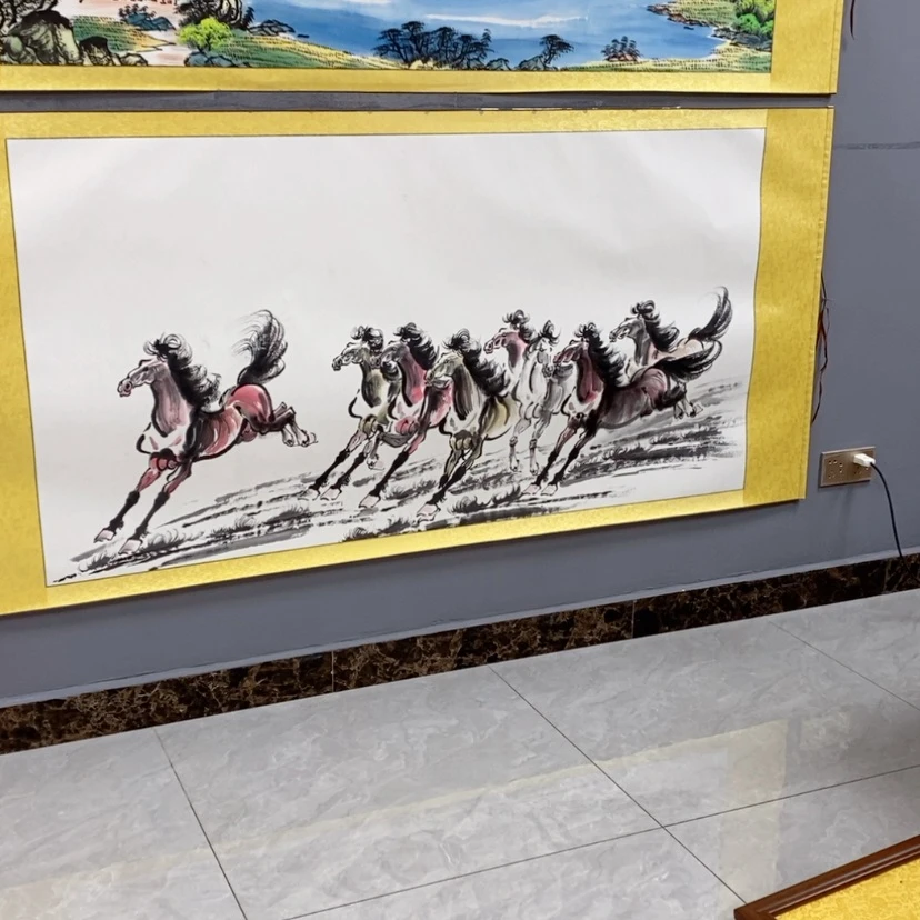 【闪购商品】书法2****油现场创作诗词书法