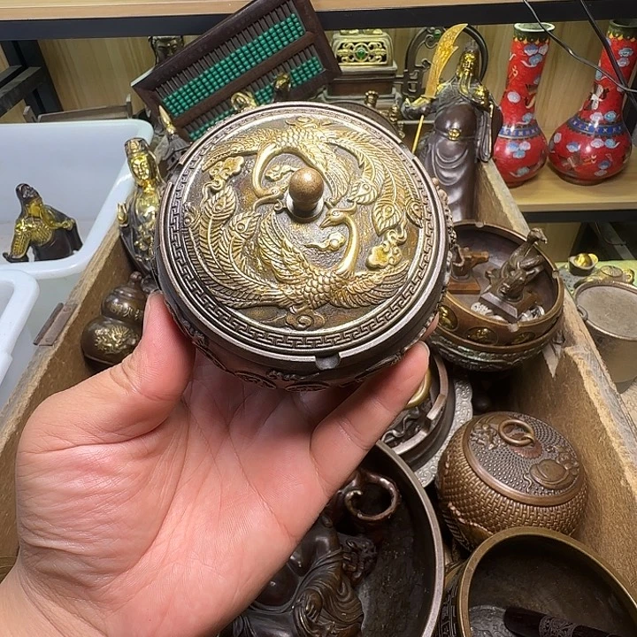 铜器办公室茶室摆件