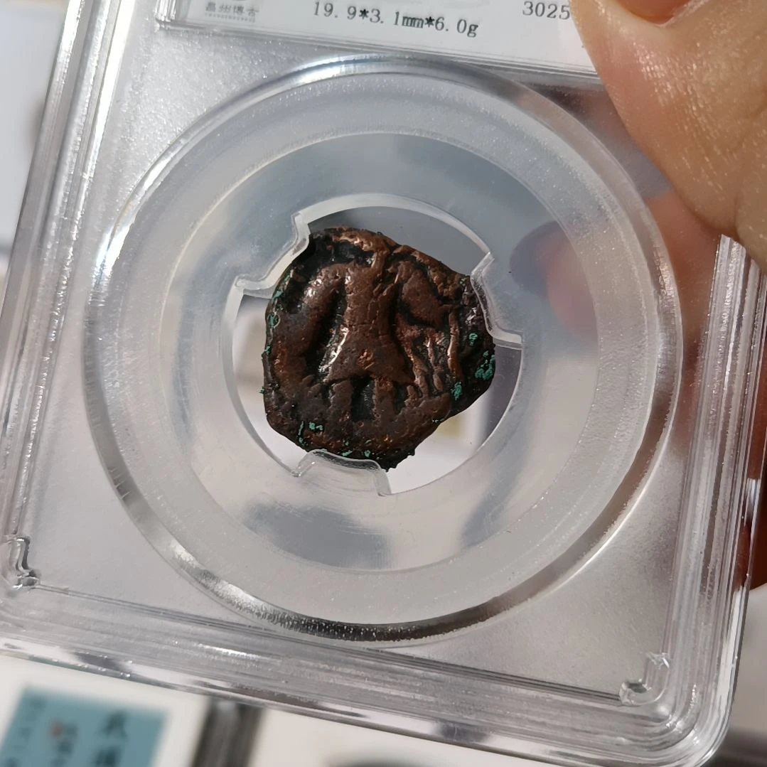 铜币贵霜王朝铜币丝绸之路钱币