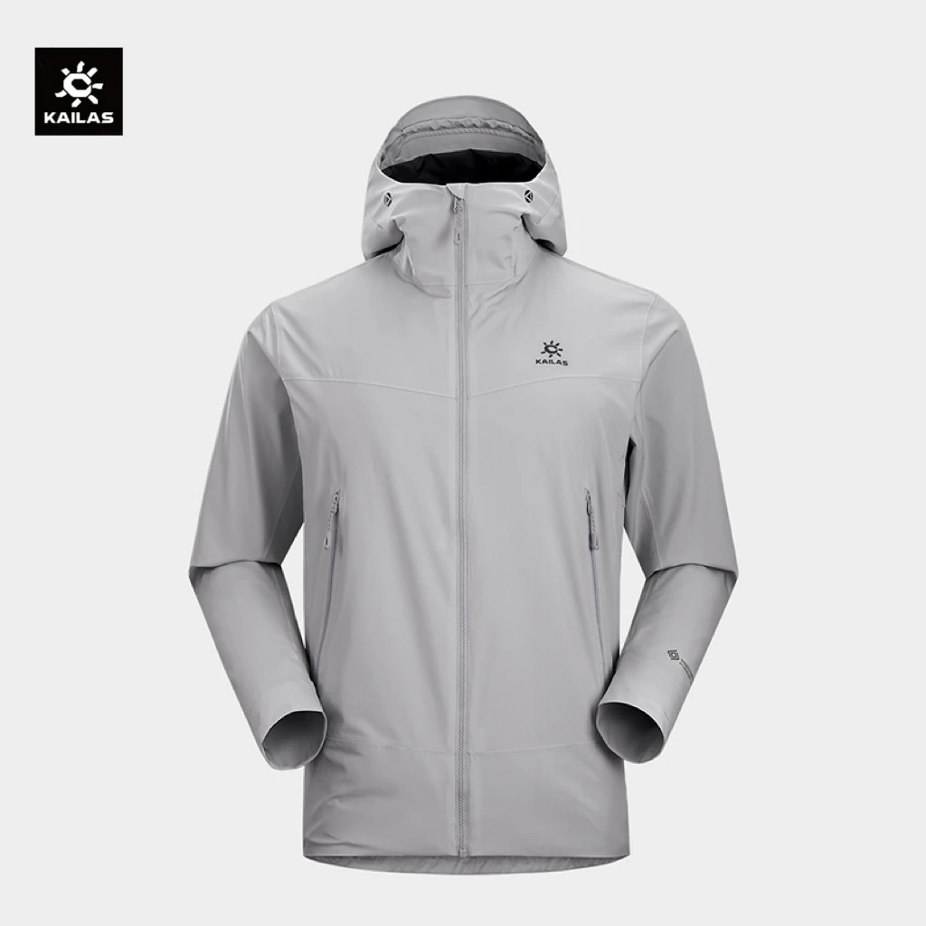 KAILAS凯乐石雷鸟连帽防风衣GTX薄绒防风防泼徒步男 KG2439107