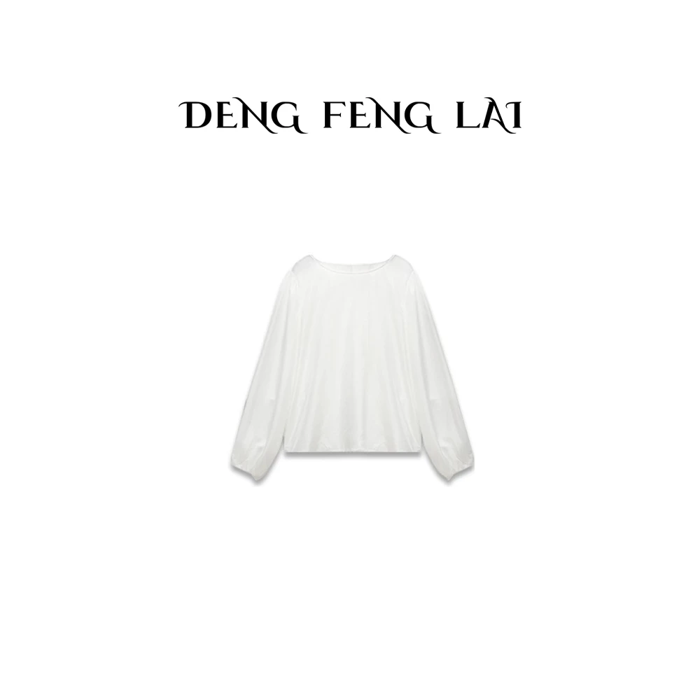 【白小白精选】透透桑蚕丝衬衫宽松长袖百搭薄款显瘦白色夏季0519