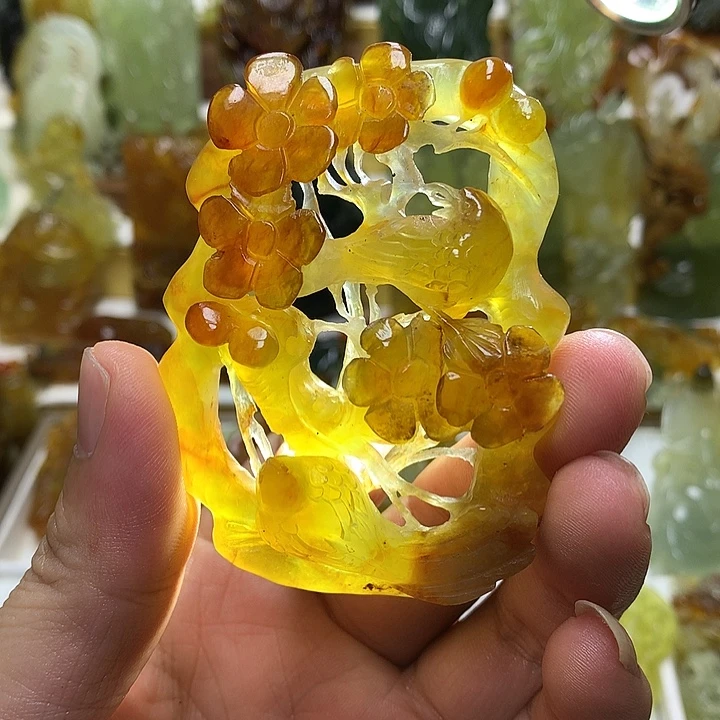 蛇纹石玉未镶嵌珠宝半成品