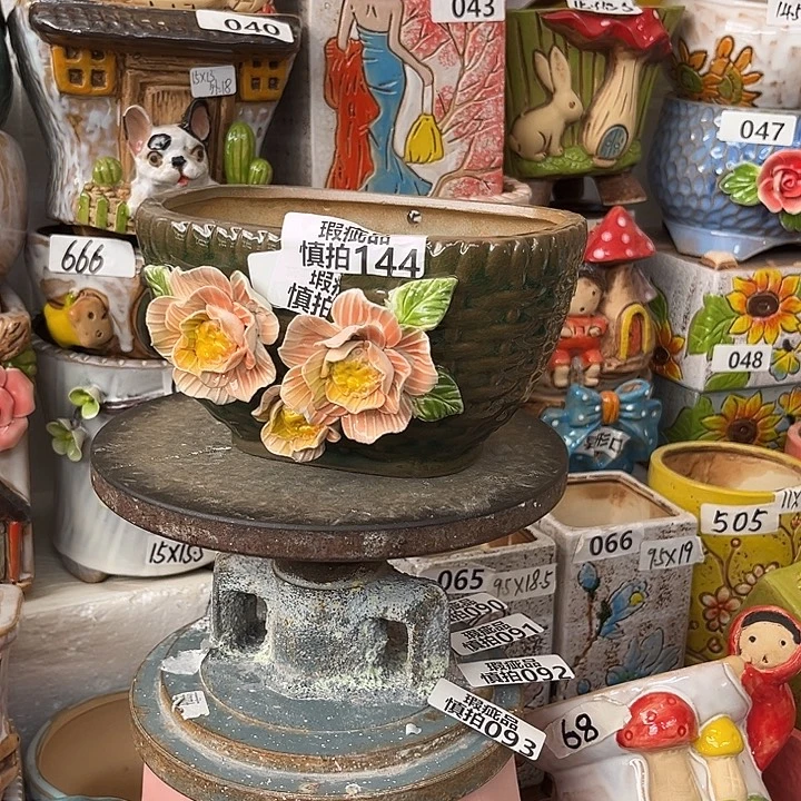 粗陶材质多肉花盆144