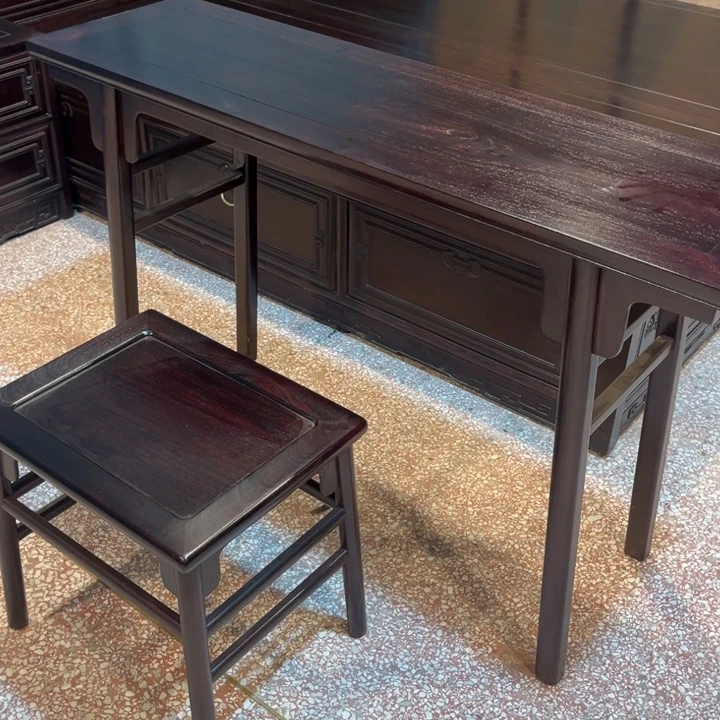 橡胶木友**画128条案加凳子