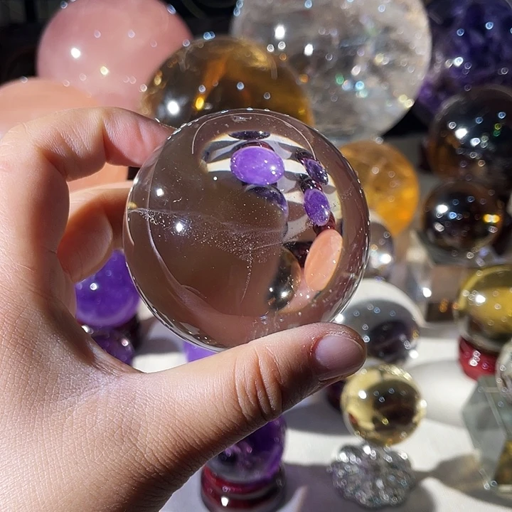 水晶未镶嵌珠宝半成品