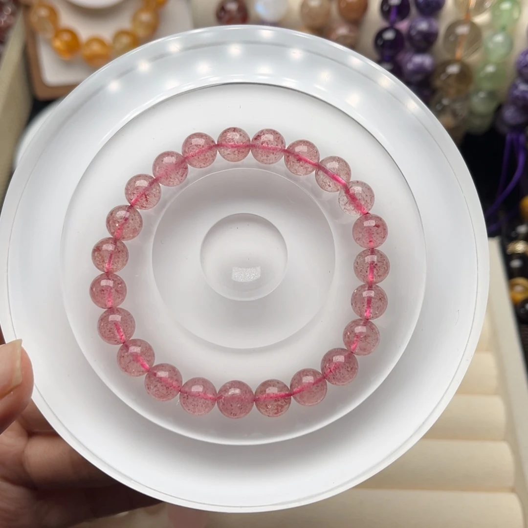 水晶手链未镶嵌草莓晶