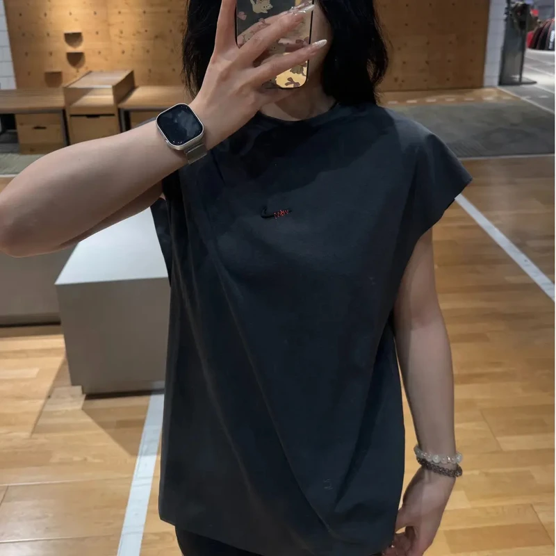 NIKE/耐克红线LOGO黑色短袖T恤HV1889060