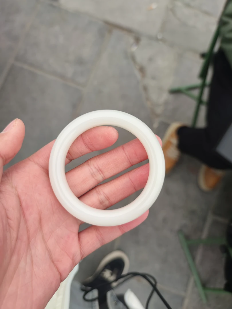 和田玉和田玉白玉手镯