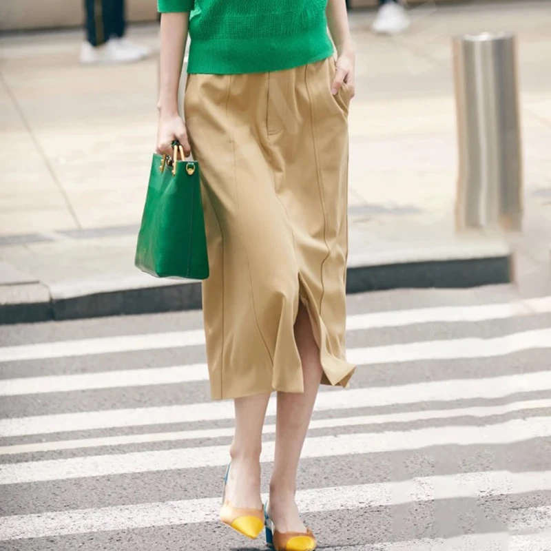 36834【N系列】英伦风通勤半身裙M23Q2Q5387