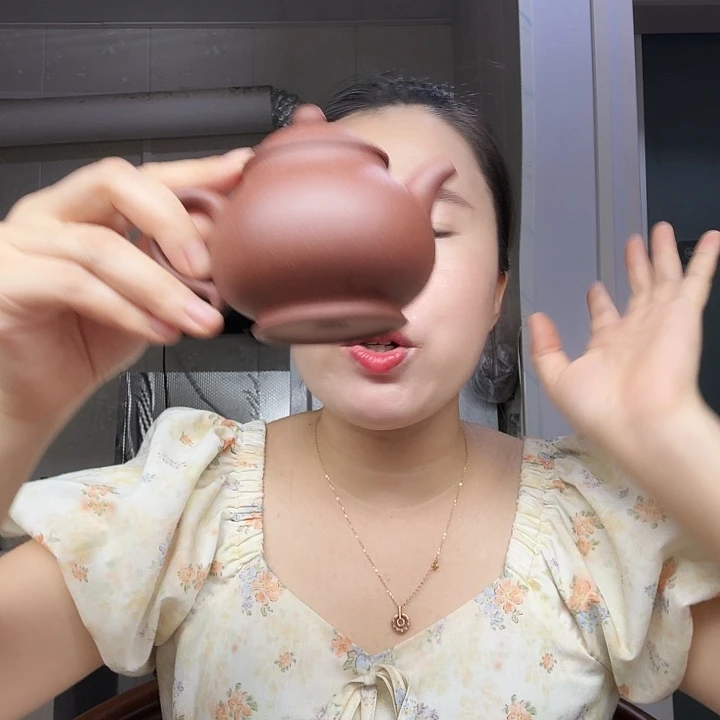茶壶紫砂原矿半手工瑕呲潘壶200cc