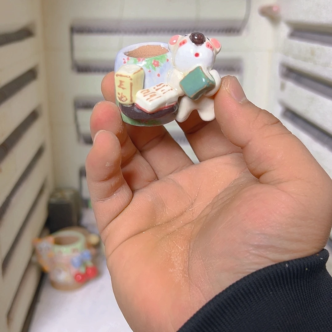 老梧家的手工多肉花盆