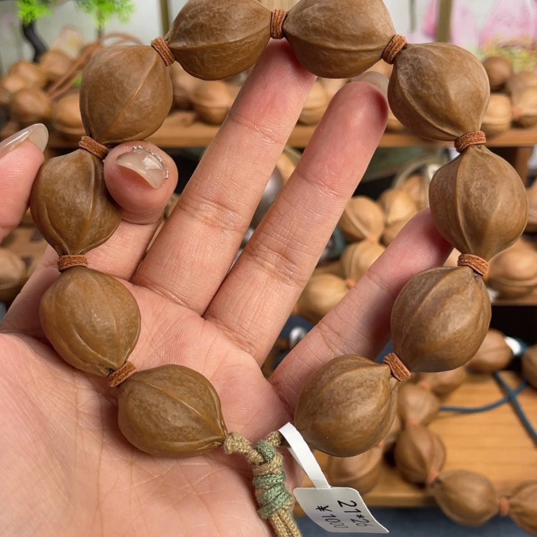 流***年手串/手链橄榄核21*26梅林铁核