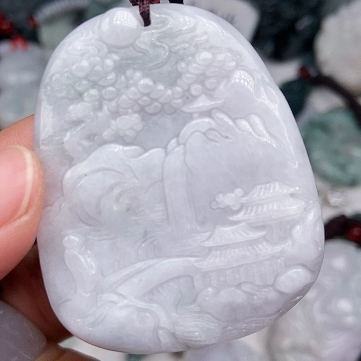 颈饰未镶嵌翡翠翡翠