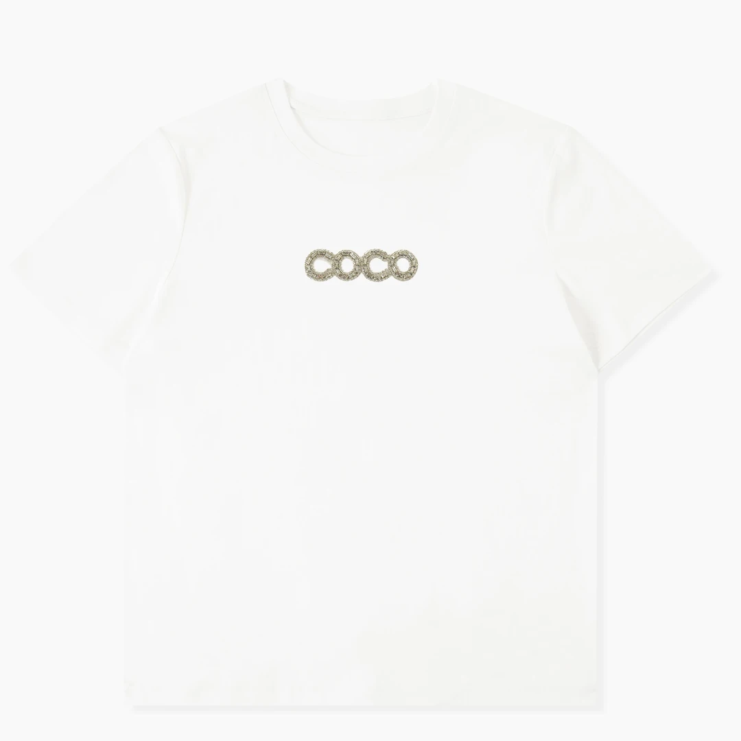 安安推荐【假日卿尘】休闲圆领气质100%棉短袖HZ-TXS51119037H