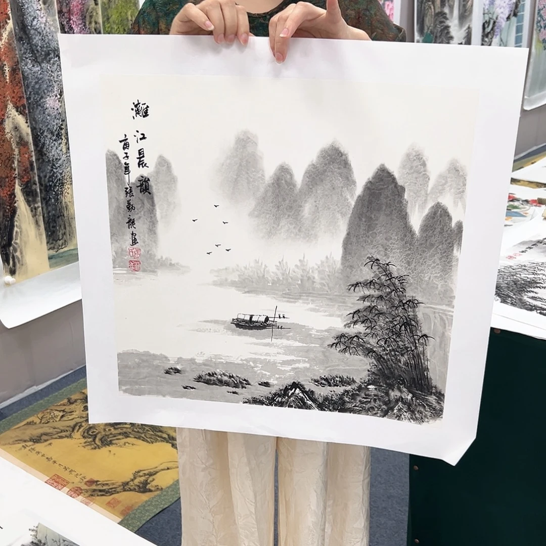 国画宣纸国画纯手绘作品