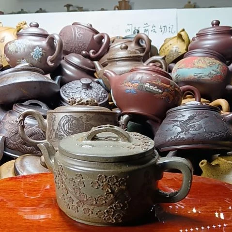 茶壶紫砂宜兴原矿解壳青柴烧手工300cc紫砂壶