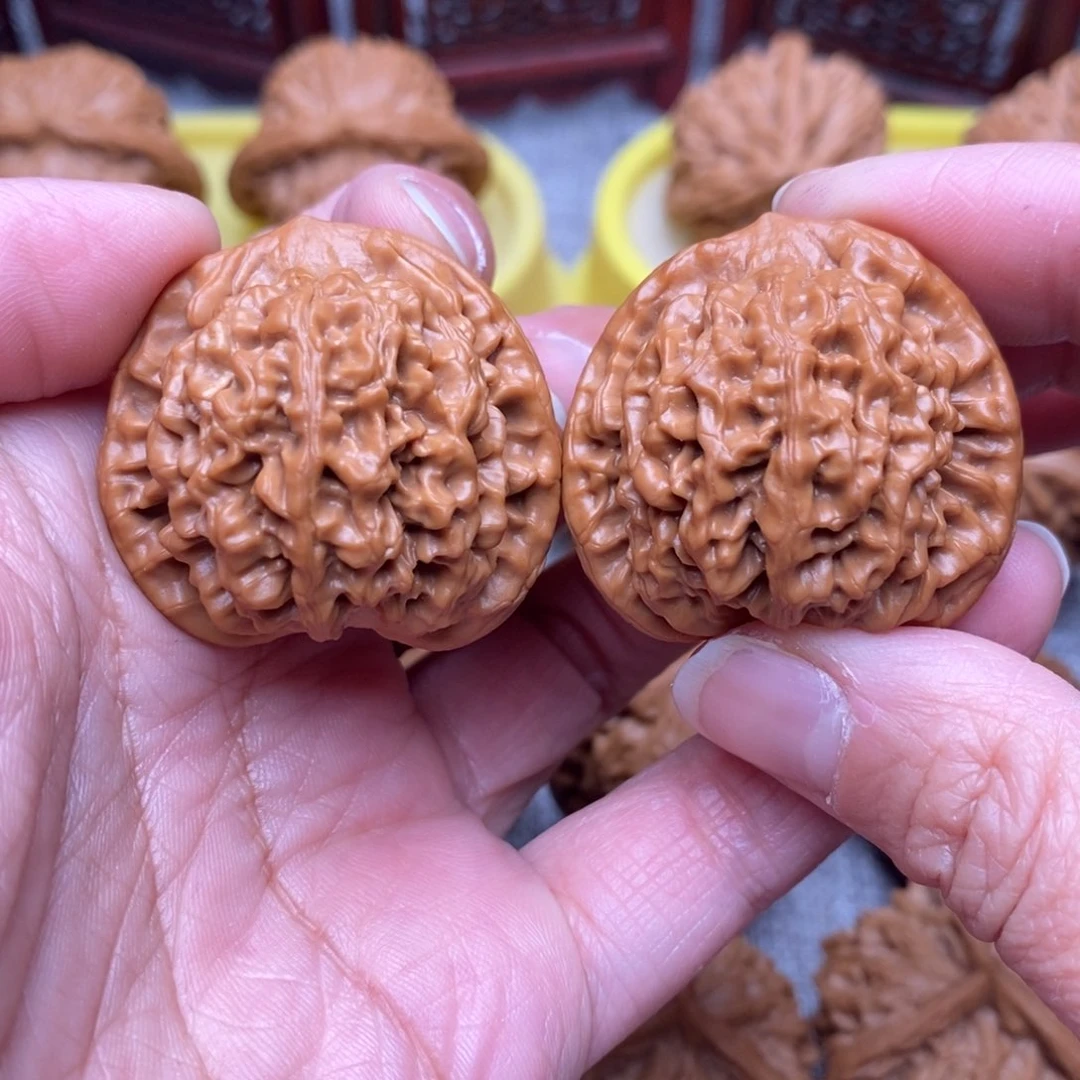 文玩核桃把件全品毕业手捻秦闷35尺