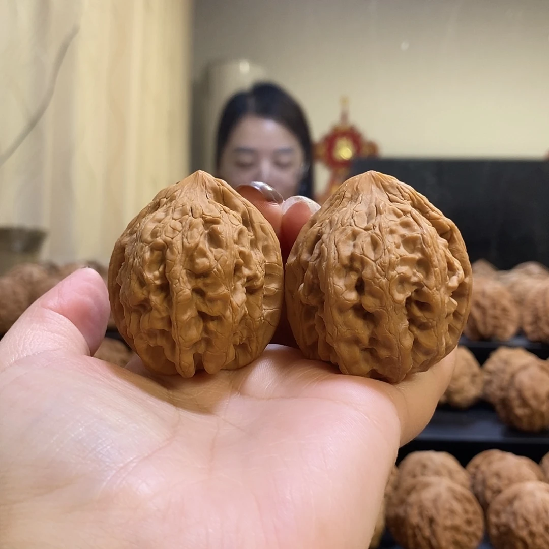 把件文玩核桃41大沽石有修