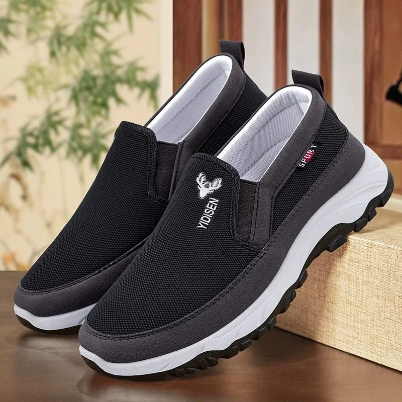 休闲爸爸鞋老北京布鞋春季新品中老年人男鞋爸爸鞋休闲透气老人鞋