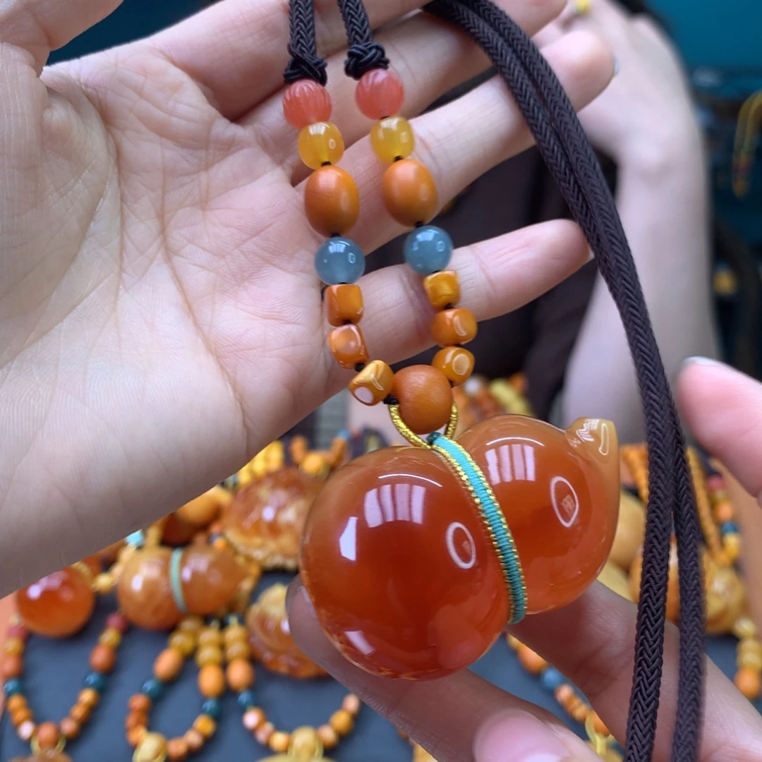 蜜蜡未镶嵌颈饰天然